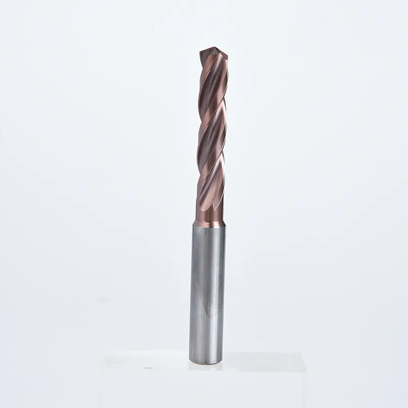3D Solid Carbide Three Flute Micro Drill Bits