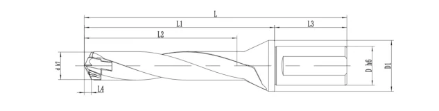 Quick Change Self Locking Drill Bits 5d 8d