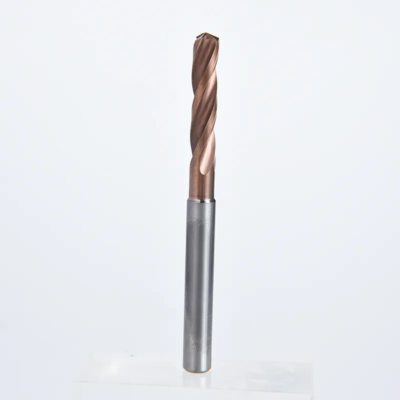 Internal Coolant Solid Carbide Three Flute Micro Drill